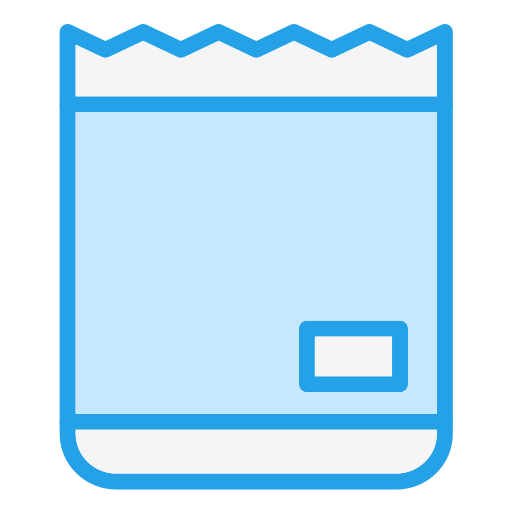 bolsa de papel Generic Blue icono