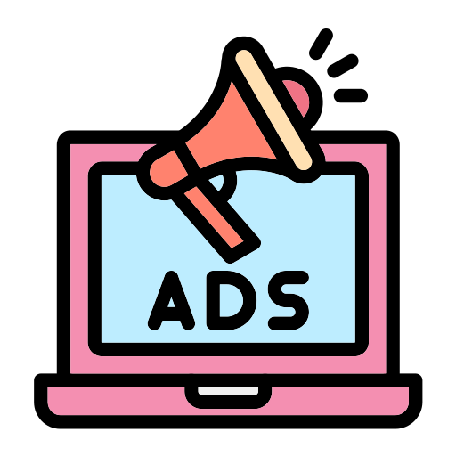 online advertising Generic Outline Color иконка