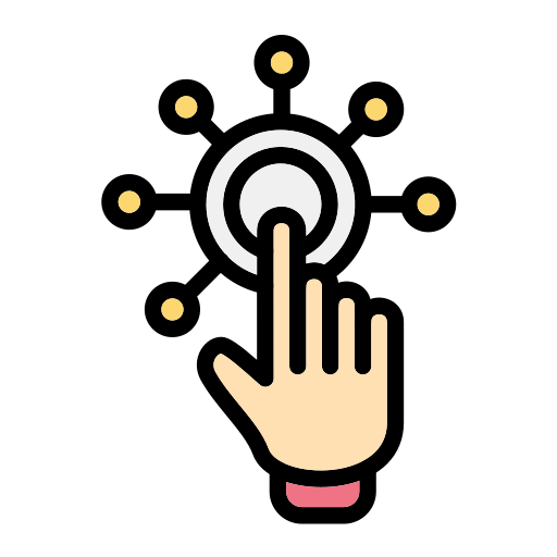 Interactivity Generic Outline Color icon