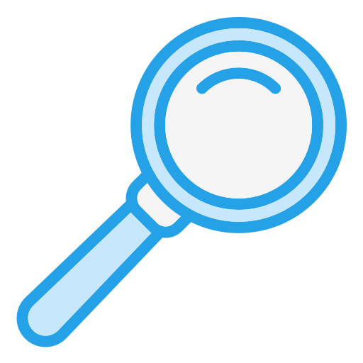 Online search Generic Blue icon