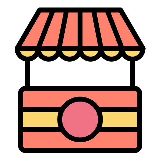 식품 스탠드 Generic Outline Color icon