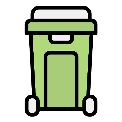 Recycle bin Generic Outline Color icon