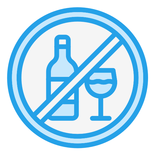 No Alcohol Generic Blue icon