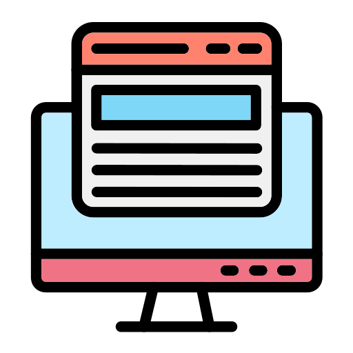 Web Page Generic Outline Color icon
