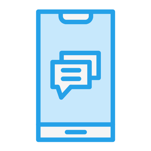 message mobile Generic Blue Icône