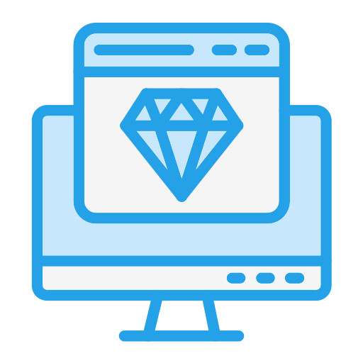 diamant Generic Blue icoon