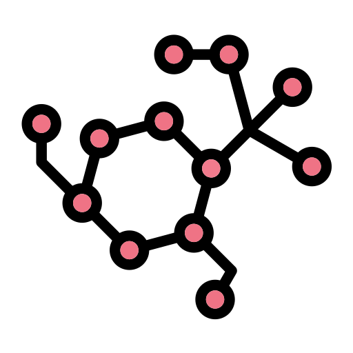 Молекула Generic Detailed Outline иконка