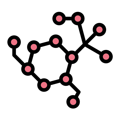 molécula Generic Detailed Outline icono