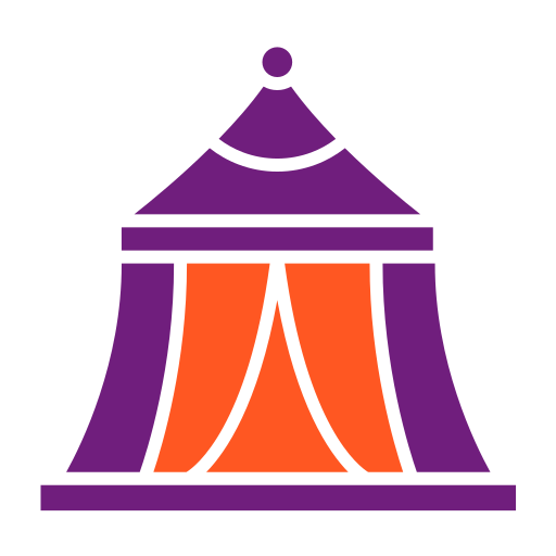 Цирковой шатер Generic Flat иконка