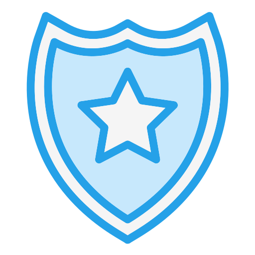 Значок полиции Generic Blue иконка