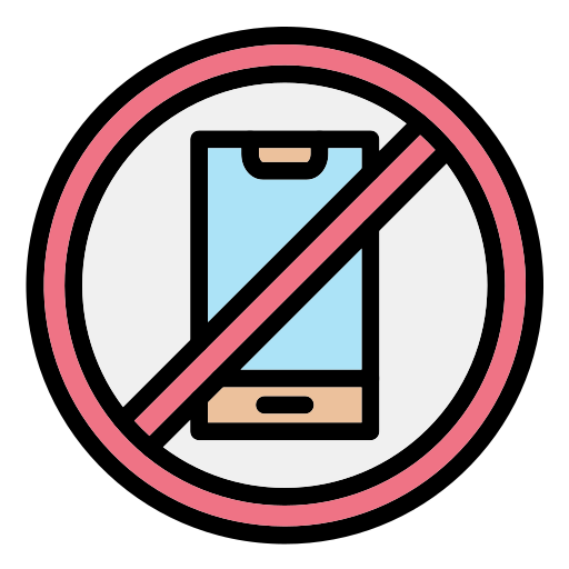 No phone Generic Outline Color icon