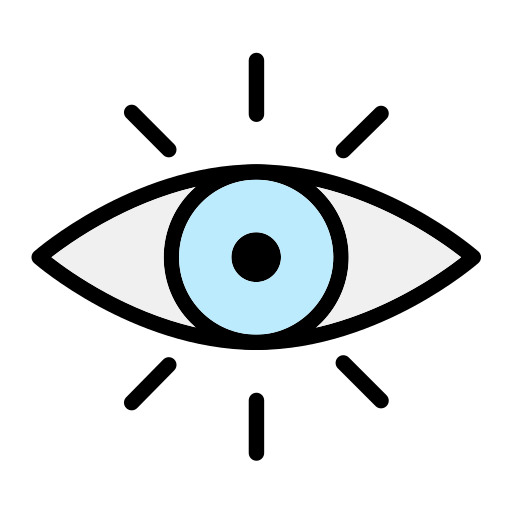 ojo Generic Detailed Outline icono