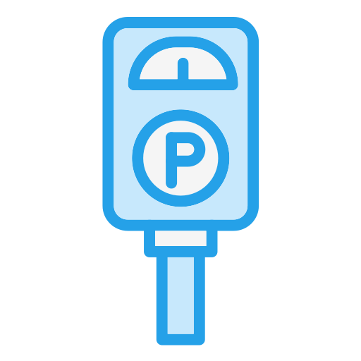 parkeermeter Generic Blue icoon