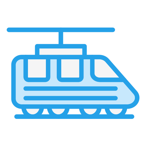 Tren electrico Generic Blue icono
