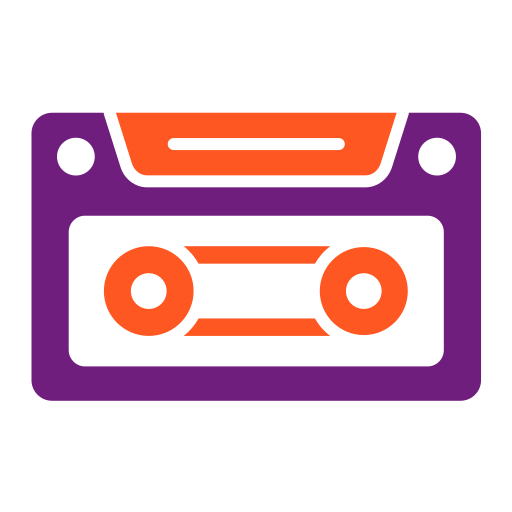 Cassette tape  Generic Flat icon