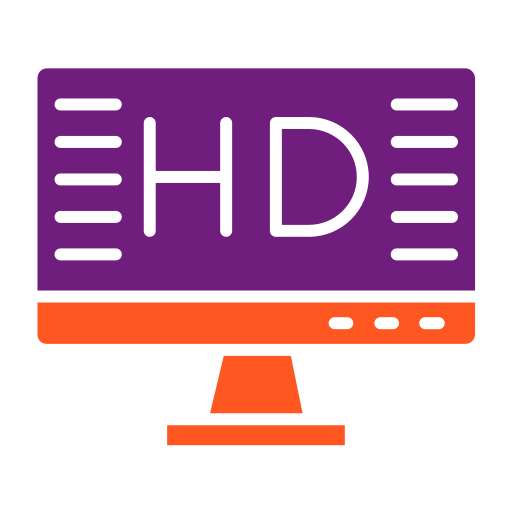 hd-bildschirm Generic Flat icon