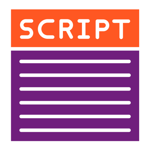 script Generic Flat icoon