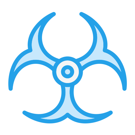 危険 Generic Blue icon