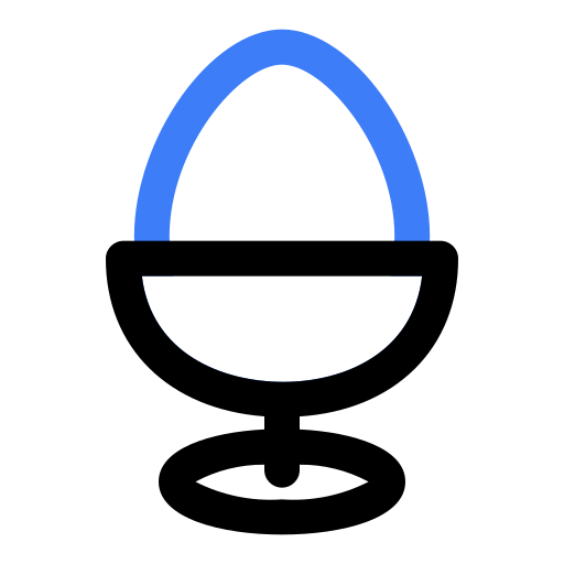 huevo Generic Outline Color icono