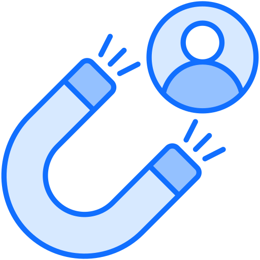 Customer Engagement Generic Blue icono