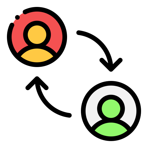 교환 Generic Outline Color icon