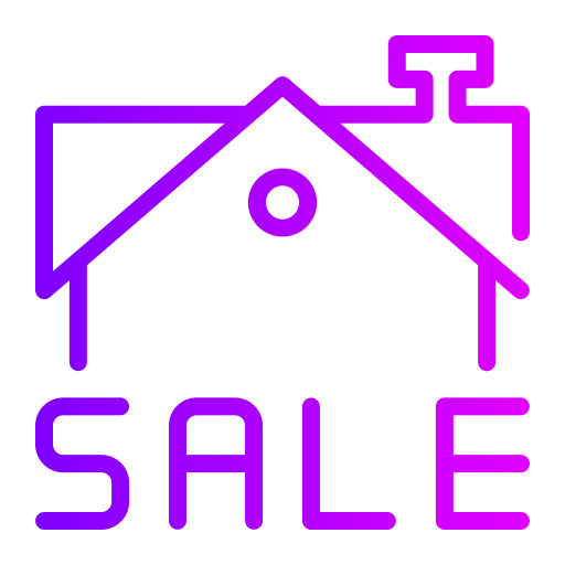 House for sale Generic Gradient icon