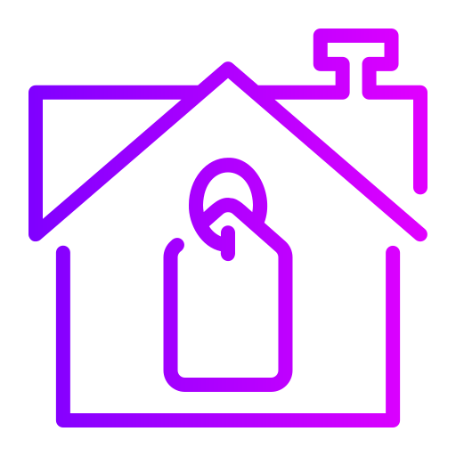 House for sale Generic Gradient icon