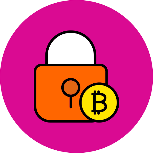szyfrowanie bitcoinów Generic Outline Color ikona