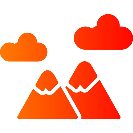 montagna Generic Flat Gradient icona