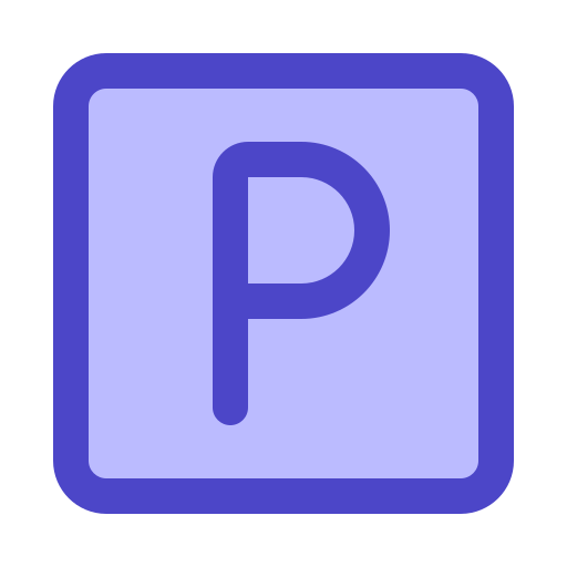 parkeer teken Generic Outline Color icoon