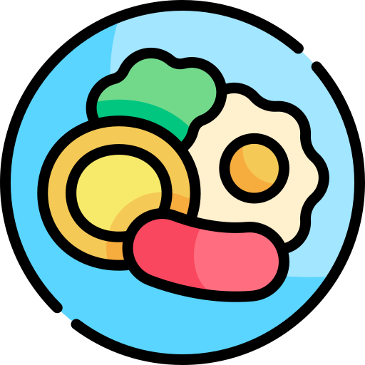 Llapingachos Kawaii Lineal color icon