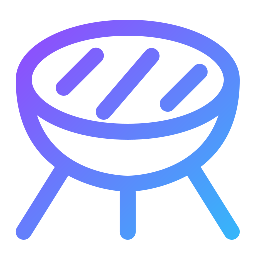 barbecue Generic Gradient icoon
