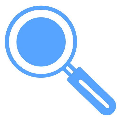 Search Generic Blue icon