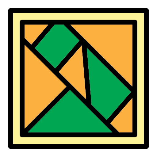 Tangram Generic Outline Color icon