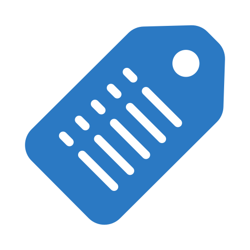 Label Generic Blue icon