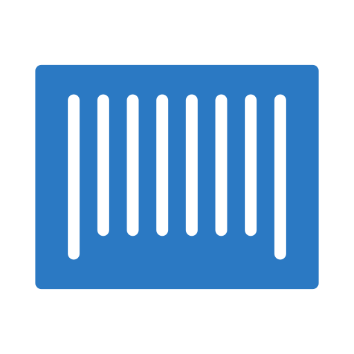 streepjescode Generic Blue icoon