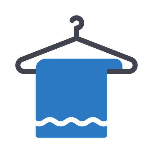 Towel hanger Generic Blue icon