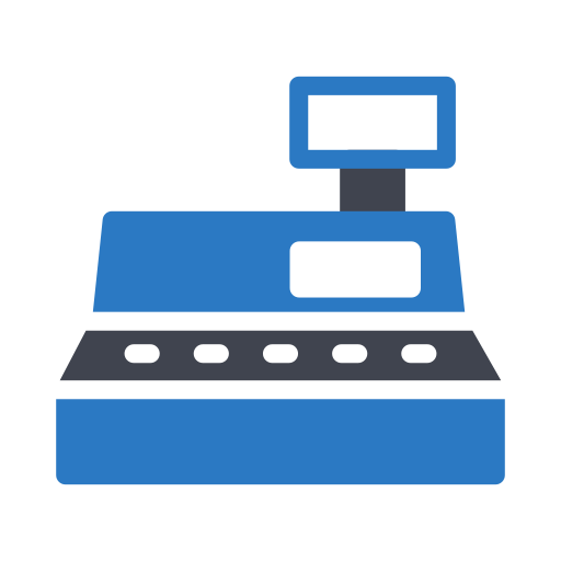 レジ機 Generic Blue icon