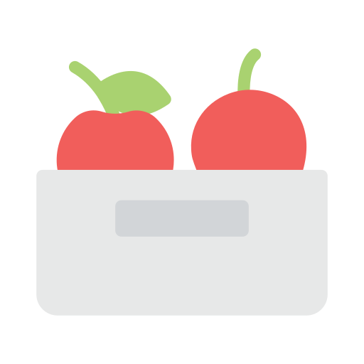 frutas Vector Stall Flat icono