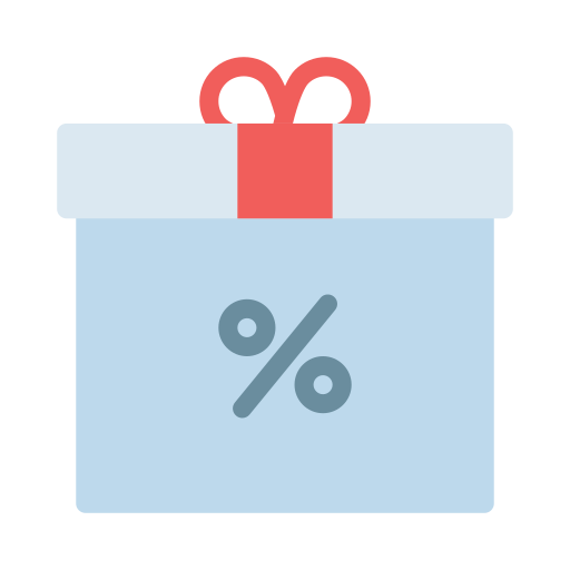 Gift box Vector Stall Flat icon