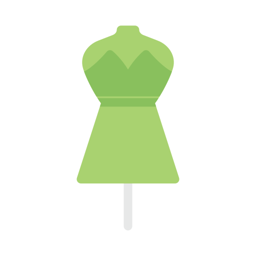 Dress Vector Stall Flat icon