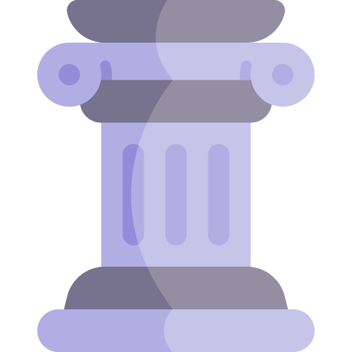 Column Kawaii Flat icon
