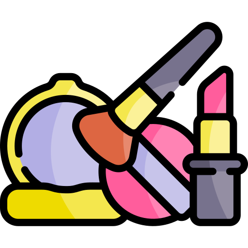 maquillaje Kawaii Lineal color icono