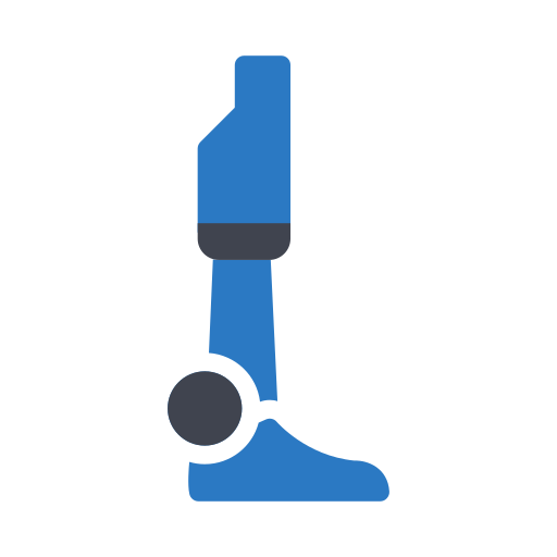 gamba robotica Generic Blue icona