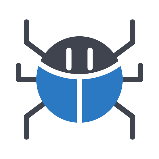 araignée Generic Blue Icône