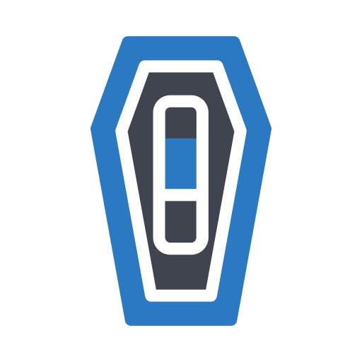 棺 Generic Blue icon