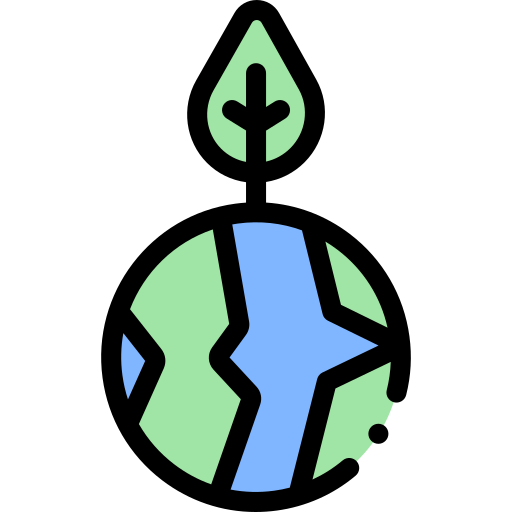 グリーンプラネット Detailed Rounded Lineal color icon
