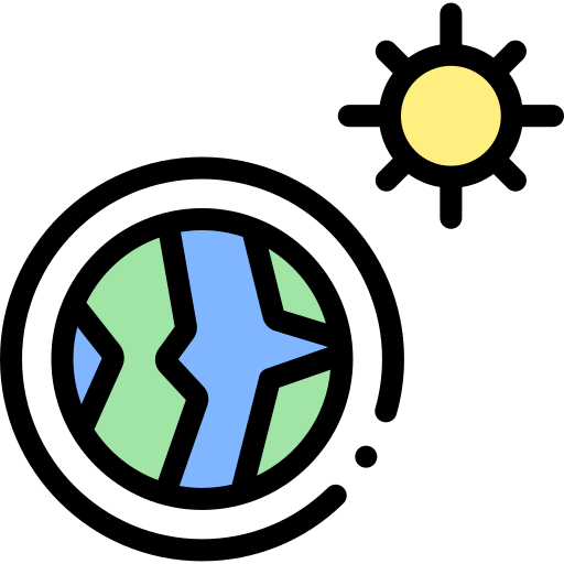 オゾン層 Detailed Rounded Lineal color icon