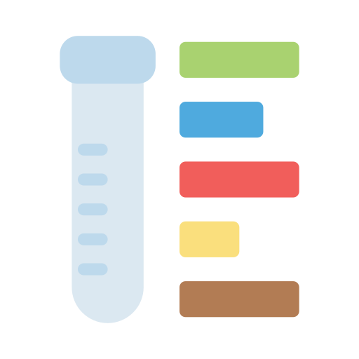 Test tube Vector Stall Flat icon