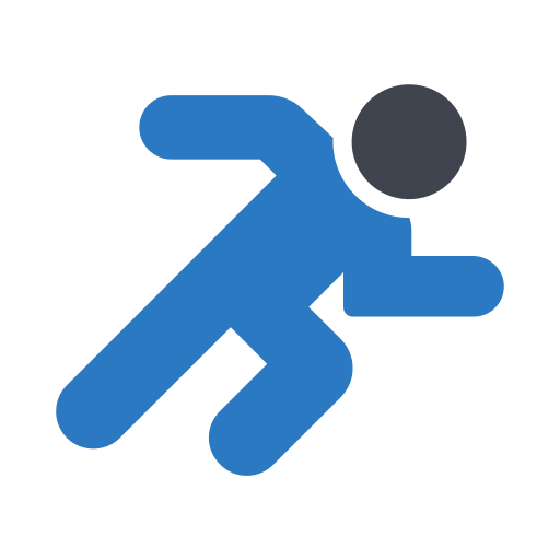 läufer Generic Blue icon